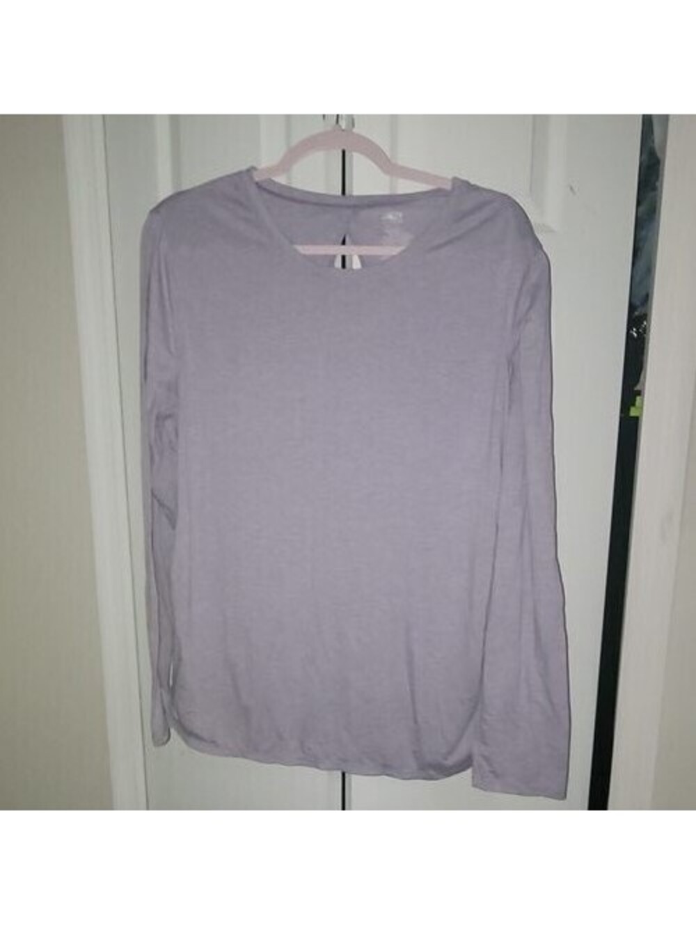 ATHLETIC WORKS PURPLE LONG SLEEVE TOP SHIRT 2XL